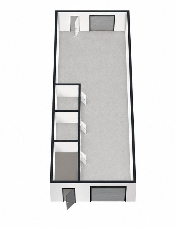Floor plan of a Building B suite